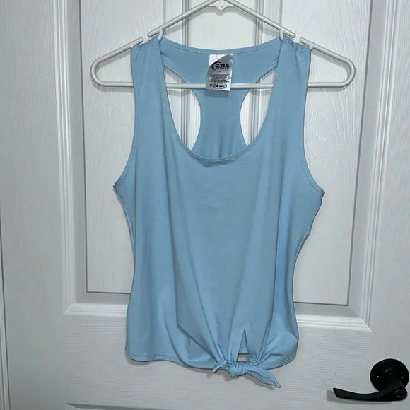 Zyia Just A Cute Tank Top Light Blue - Picture 3 of 8